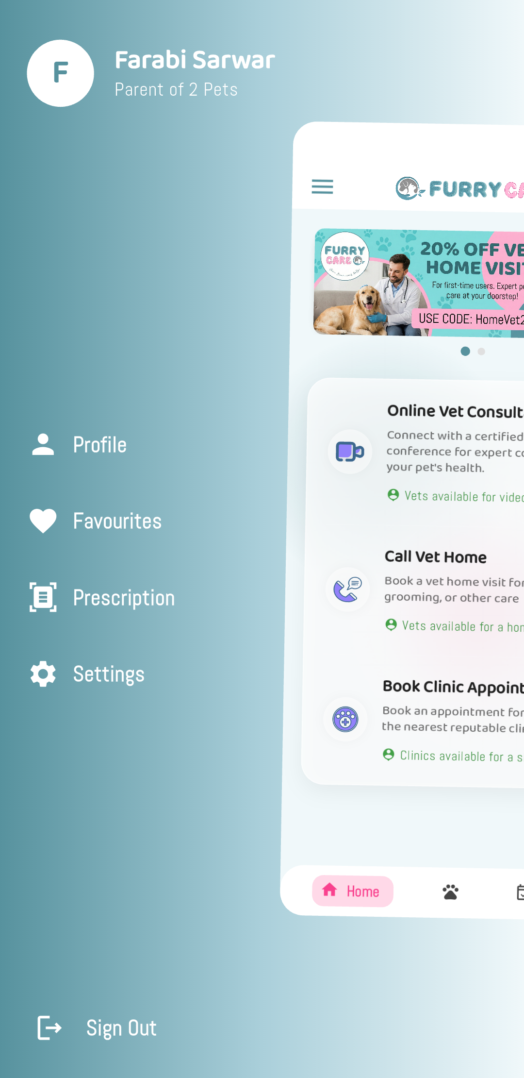 FurryCare App Preview